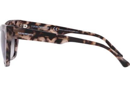 Okulary przeciwsłoneczne Emporio Armani EA4176 54108G Kocie oczy Havana