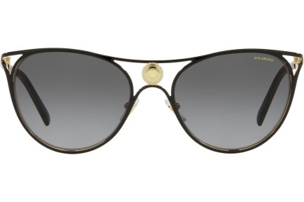 Okulary przeciwsłoneczne Versace VE2237 1433T3 Polarized Kocie oczy Czarne