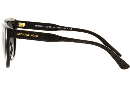 Okulary przeciwsłoneczne Michael Kors Makena MK2158 35658G Kocie oczy Brązowe