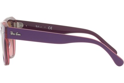 Okulary przeciwsłoneczne Ray-Ban Junior Junior State Street RJ9186S 711814 Kwadratowe Fioletowe