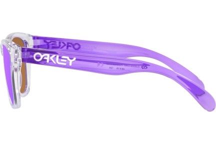 Okulary przeciwsłoneczne Oakley Frogskins XXS OJ9009-03 Kwadratowe Przezroczyste