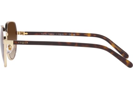 Okulary przeciwsłoneczne Vogue Eyewear VO4242S 848/13 Okrągłe Złote