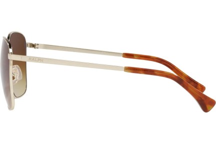 Okulary przeciwsłoneczne Ralph by Ralph Lauren RA4136 911613 Kwadratowe Złote