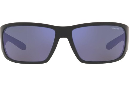 Okulary przeciwsłoneczne Arnette Snap II AN4297 280622 Polarized Prostokątne Czarne