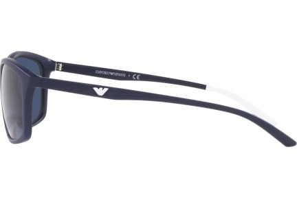 Okulary przeciwsłoneczne Emporio Armani EA4179 508880 Prostokątne Niebieskie