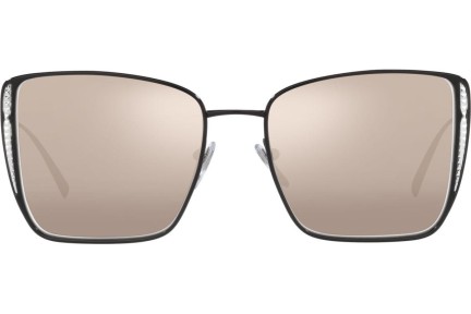 Okulary przeciwsłoneczne Bvlgari BV6176 20660V Kwadratowe Czarne