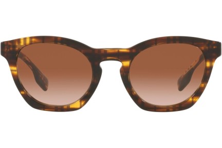 Okulary przeciwsłoneczne Burberry Yvette BE4367 398113 Kwadratowe Havana