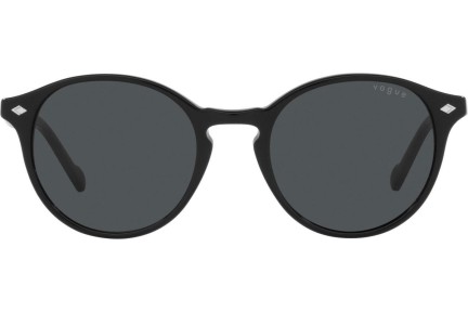 Okulary przeciwsłoneczne Vogue VO5327S W44/87 Okrągłe Czarne