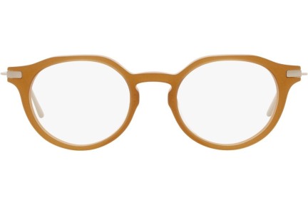 Okulary korekcyjne Prada PR06YV 15B1O1 Okrągłe Pomarańczowe