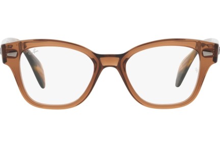 Okulary korekcyjne Ray-Ban RX0880 8180 Kwadratowe Brązowe