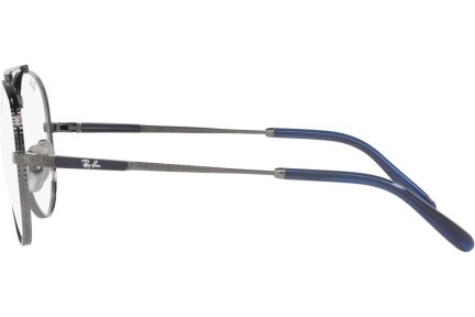 Okulary korekcyjne Ray-Ban Aviator Titanium Titanium Collection RX8225V 1238 Pilotki (Aviator) Srebrne
