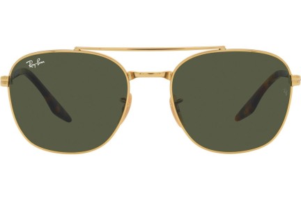 Napszemüvegek Ray-Ban RB3688 001/31 Szogletes Arany