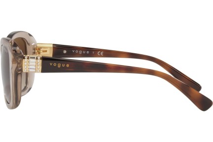 Okulary przeciwsłoneczne Vogue Eyewear VO2943SB 299013 Oversize Beżowe