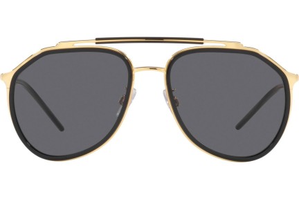 Okulary przeciwsłoneczne Dolce & Gabbana DG2277 02/81 Polarized Pilotki (Aviator) Złote