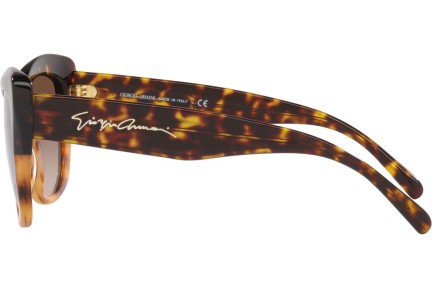 Okulary przeciwsłoneczne Giorgio Armani AR8161 592913 Kocie oczy Havana