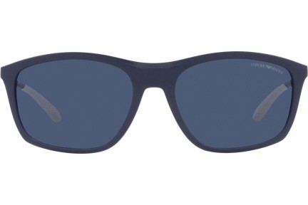 Okulary przeciwsłoneczne Emporio Armani EA4179 508880 Prostokątne Niebieskie