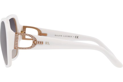 Okulary przeciwsłoneczne Ralph Lauren RL8202B 5544V6 Kocie oczy Białe