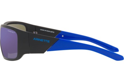Okulary przeciwsłoneczne Arnette Snap II AN4297 280622 Polarized Prostokątne Czarne