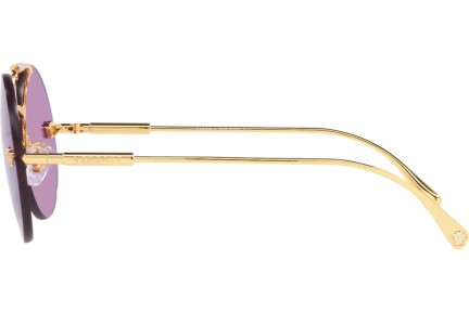 Okulary przeciwsłoneczne Versace VE2244 100269 Okrągłe Złote