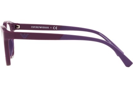Okulary korekcyjne Emporio Armani EA3204 5115 Kocie oczy Fioletowe