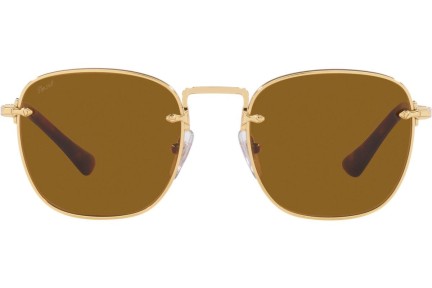 Okulary przeciwsłoneczne Persol PO2490S 114233 Kwadratowe Złote