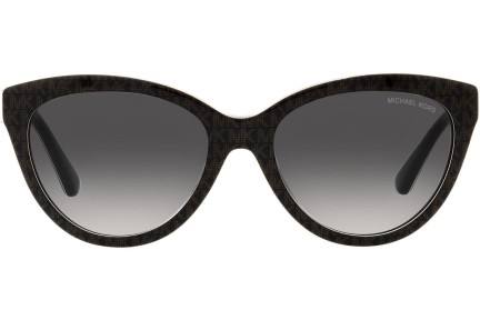 Okulary przeciwsłoneczne Michael Kors Makena MK2158 35658G Kocie oczy Brązowe