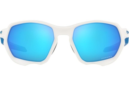 Okulary przeciwsłoneczne Oakley Plazma OO9019-10 Prostokątne Białe