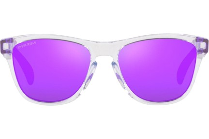 Okulary przeciwsłoneczne Oakley Frogskins XXS OJ9009-03 Kwadratowe Przezroczyste