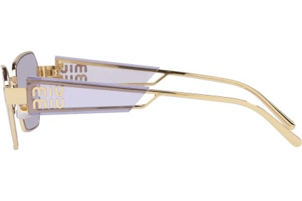 Okulary przeciwsłoneczne Miu Miu MU53WS ZVN05S Tiny Złote