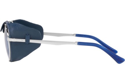 Okulary przeciwsłoneczne Persol PO2496SZ 1139P1 Polarized Okrągłe Srebrne