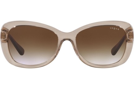 Okulary przeciwsłoneczne Vogue Eyewear VO2943SB 299013 Oversize Beżowe
