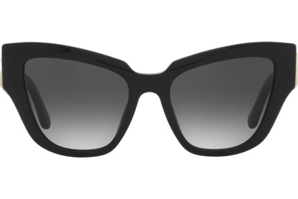 Okulary przeciwsłoneczne Dolce & Gabbana Timeless Collection DG4404 501/8G Kocie oczy Czarne