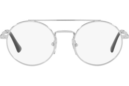 Okulary korekcyjne Persol PO2496V 518 Okrągłe Srebrne