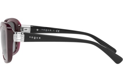 Okulary przeciwsłoneczne Vogue Eyewear VO2943SB 298911 Oversize Czerwone
