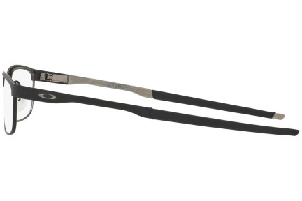 Okulary korekcyjne Oakley Steel Plate OX3222-01 Prostokątne Czarne