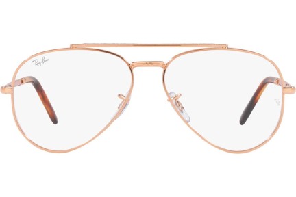Okulary korekcyjne Ray-Ban New Aviator RX3625V 3094 Pilotki (Aviator) Złote