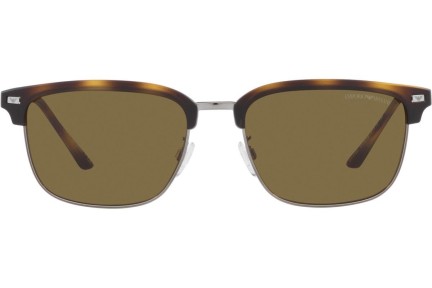Okulary przeciwsłoneczne Emporio Armani EA4180 500273 Browline Havana