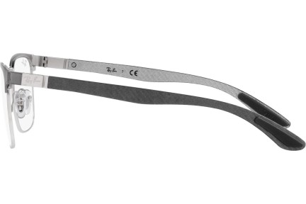 Okulary korekcyjne Ray-Ban RX8421 3125 Kwadratowe Srebrne