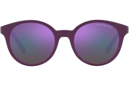 Okulary przeciwsłoneczne Emporio Armani EA4185 51154V Okrągłe Fioletowe