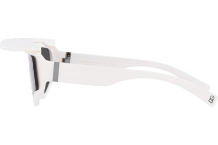 Okulary przeciwsłoneczne Dolce & Gabbana DG6177 331287 Pojedyncze | Shield Białe