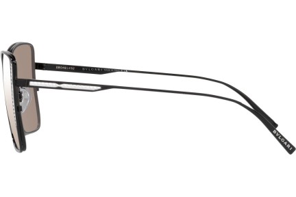 Okulary przeciwsłoneczne Bvlgari BV6176 20660V Kwadratowe Czarne