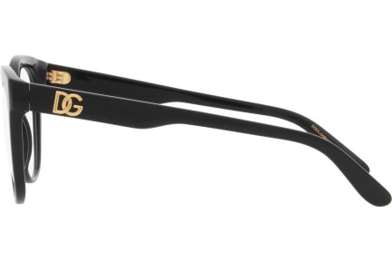 Okulary korekcyjne Dolce & Gabbana DG3353 501 Okrągłe Czarne