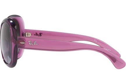 Okulary przeciwsłoneczne Ray-Ban Jackie Ohh II RB4098 6591T3 Polarized Oversize Fioletowe