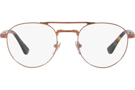 Okulary korekcyjne Persol PO2495V 1148 Okrągłe Brązowe