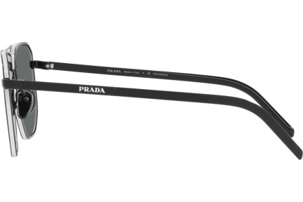 Okulary przeciwsłoneczne Prada PR59YS 1AB5Z1 Polarized Kwadratowe Czarne
