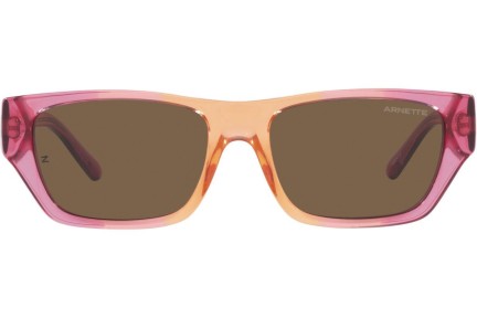 Okulary przeciwsłoneczne Arnette Agent Z AN4295 123173 Prostokątne Różowe