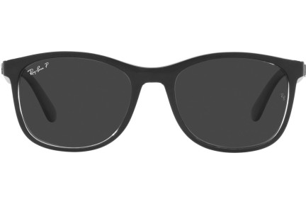 Ochelari de soare Ray-Ban RB4374 603948 Polarized Pătrați Negri