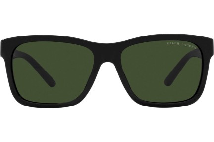 Okulary przeciwsłoneczne Ralph Lauren RL8203QU 500171 Prostokątne Czarne