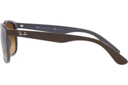 Napszemüvegek Ray-Ban RB4374 6600M2 Polarized Szogletes Barna