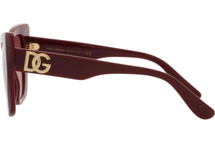 Okulary przeciwsłoneczne Dolce & Gabbana DG4405 30918H Kocie oczy Czerwone